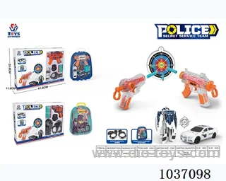 toy gun series in window box