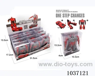 One-step deformation robot in Display box