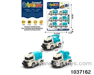 Q cute pull-back car in 6pcs Blister card