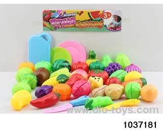 vegetables+fruit in 38pcs PP bag with header