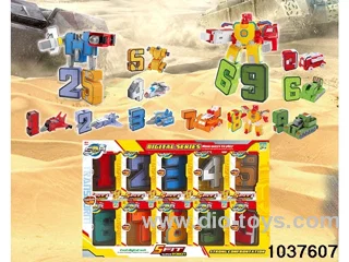 big number deformation toys in window box
