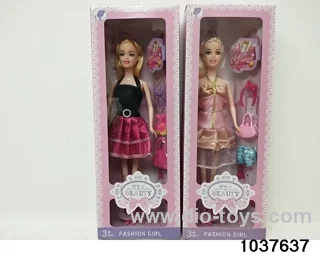 11.5 inch Barbie in window box
