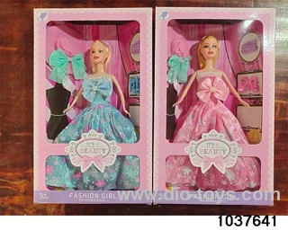 11.5 inch Barbie in window box