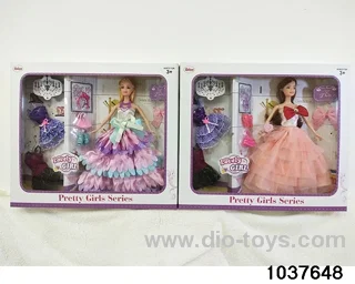 11.5 inch Barbie in window box
