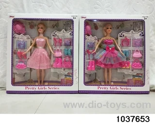11.5 inch Barbie in window box