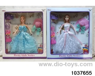11.5 inch Barbie in window box