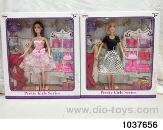 11.5 inch Barbie in window box