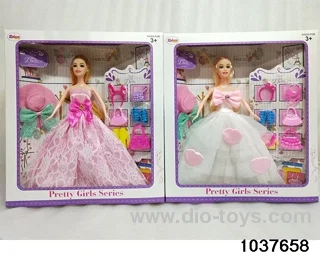11.5 inch Barbie in window box