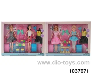 11.5 inch Barbie in window box