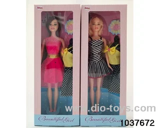 11.5 inch Barbie in window box