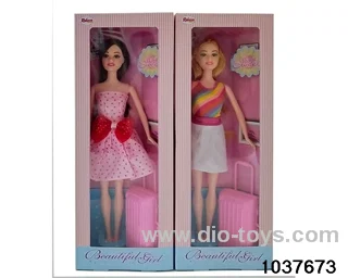11.5 inch Barbie in window box