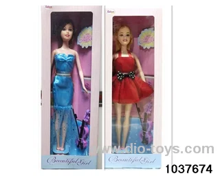 11.5 inch Barbie in window box