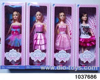 11.5 inch Barbie in window box