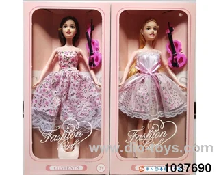 11.5 inch Barbie in window box