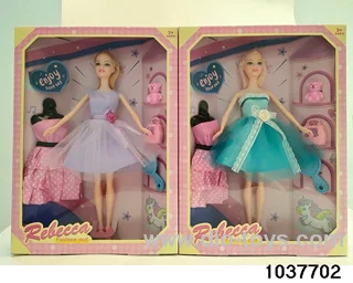11.5 inch Barbie in window box