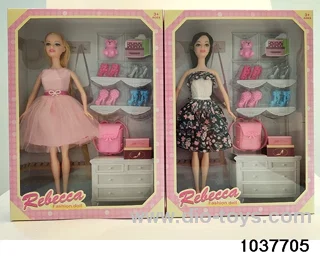 11.5 inch Barbie in window box