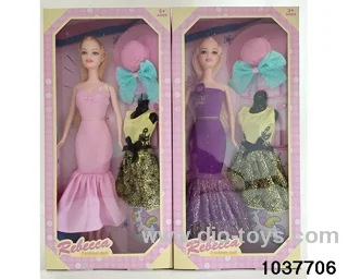 11.5 inch Barbie in window box