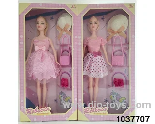 11.5 inch Barbie in window box