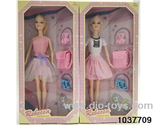 11.5 inch Barbie in window box