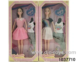 11.5 inch Barbie in window box