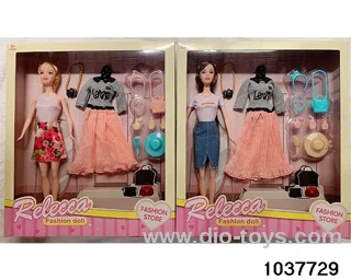 11.5 inch Barbie set in window box