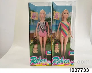 11.5 inch Barbie in window box