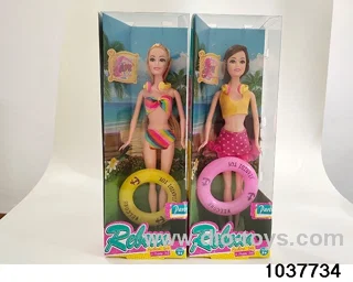11.5 inch Barbie in window box