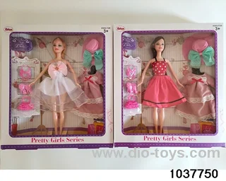 11.5 inch Barbie in window box