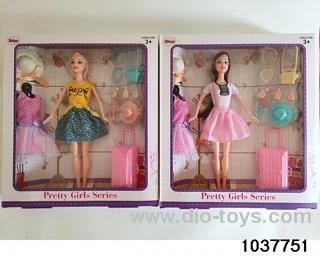 11.5 inch Barbie in window box