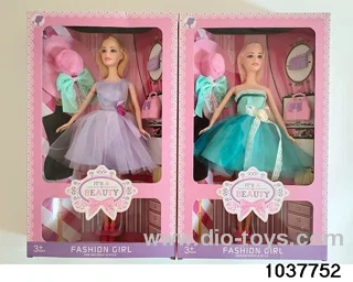 11.5 inch Barbie in window box