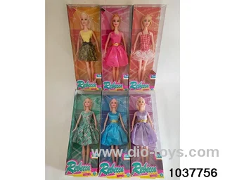 11.5 inch Barbie in window box