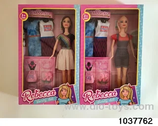 11.5 inch Barbie in window box