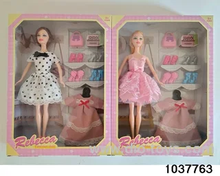 11.5 inch Barbie in window box