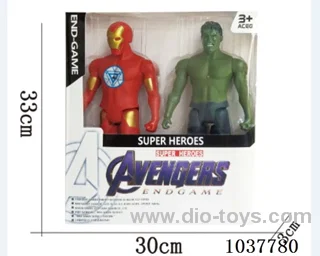 Hulk ,Captain America, Iron Man with light 2sets mixed loading in window box