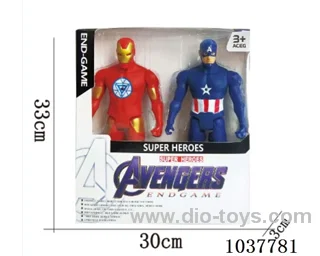Hulk ,Captain America, Iron Man with light 2sets mixed loading in window box