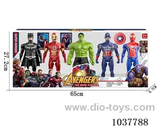 27cm 5pcs The Avengers in window box