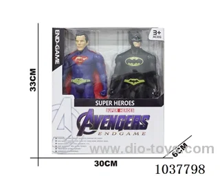 Bat Superman with light in window box