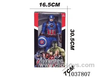 Hulk Captain America with Light & music in window box