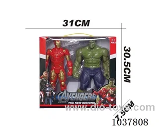 Avengers with  Lights and music in window box