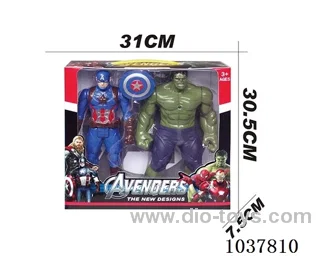 Hulk Captain America Lights music in window box