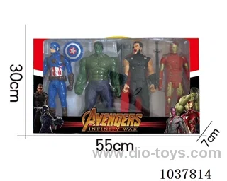 The Avengers with light in window box