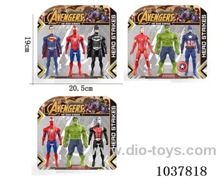 11.8cm 3pcs The Avengers in blister