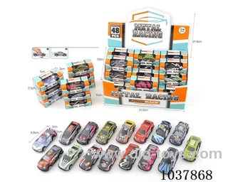 free wheel car in display box