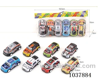 pull back car in opp bag