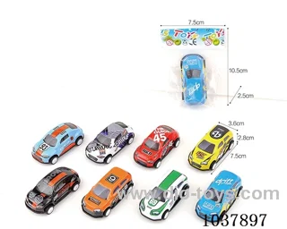 pull back car in opp bag