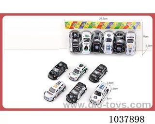 6PCS pull back car in opp bag