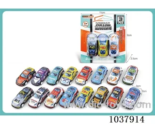 pull back car in blister card