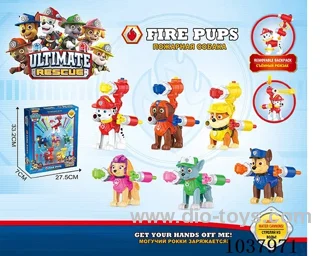6pcs Ejection series toys in window box