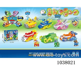 6pcs flash& music car with6pcs flash dog  in window box