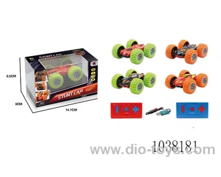 RC stunt car 2color mixed loading in window box